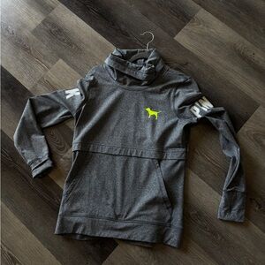 PINK Victoria's Secret Gray Athletic Hoodie Sweatshirt